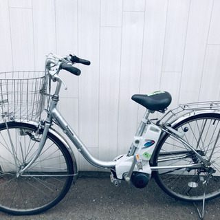 ①343番 Panasonic✨電動アシスト自転車✨ビビ・ENS63‼️