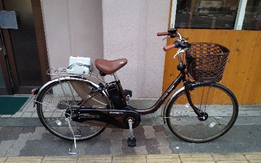 Panasonic ViVi DX 26吋電動アシスト自転車 [新品]8.9Ahバッテリー＋充電器＋スペアキー2本/ブラウン