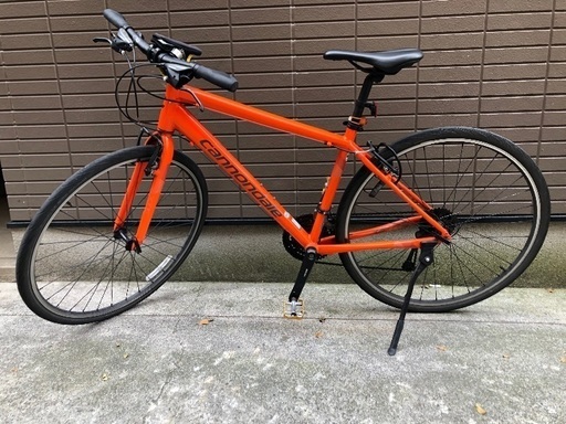 決まりました。cannondale Quick 6 クロスバイク オレンジ