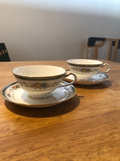 ノリタケ カップ ソーサー 2客廃盤品 310さん 世田谷の食器 コーヒー ティー の中古あげます 譲ります ジモティーで不用品の処分