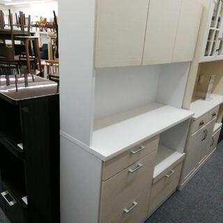 ☆ジモティ割あり☆ NITORI スライド扉レンジボード ホワイト H200×D50 