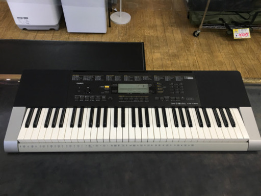 2017年製 極美品 CASIO カシオ ベーシックキーボード 電子 CTK-4400