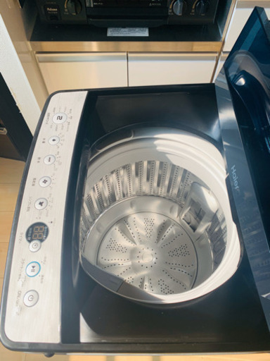 美品。2019年製ハイアール全自動洗濯機5.5kg