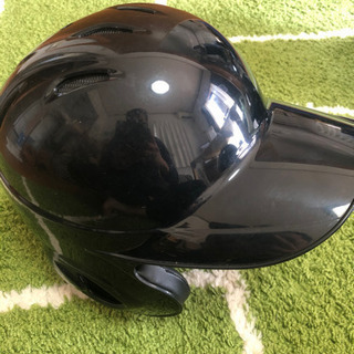 ミズノ　軟式用　ヘルメット　Ｌ ブラック　黒