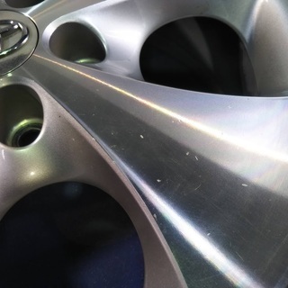 17インチ☆美品 4本☆アルファード純正 ヴェルファイア エスティマ クラウン マークＸ カムリ プリウスα アルファ【富山】10系 トヨタ純正 後期　