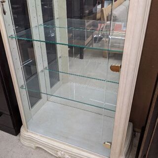 0426-29 アンティークショーケース ロココ調 83幅 福岡城南片江