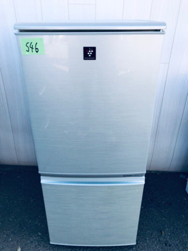 546番 SHARP✨ノンフロン冷凍冷蔵庫✨SJ-PD14T-N‼️