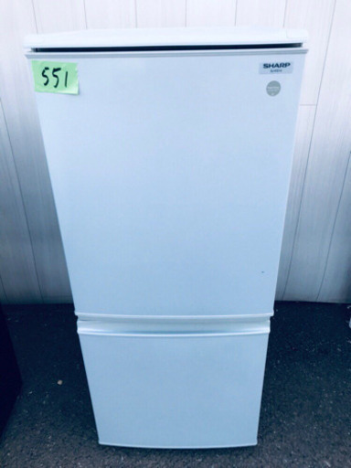 551番 SHARP✨ノンフロン冷凍冷蔵庫✨SJ-KS14-FG‼️