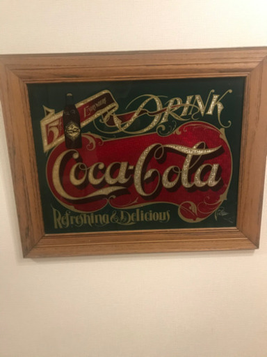 ビンテージ コカコーラ パブミラー