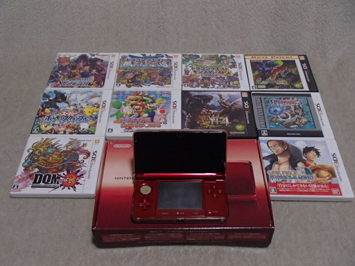 ニンテンドー3DS フレアレッド ソフト10本セット
