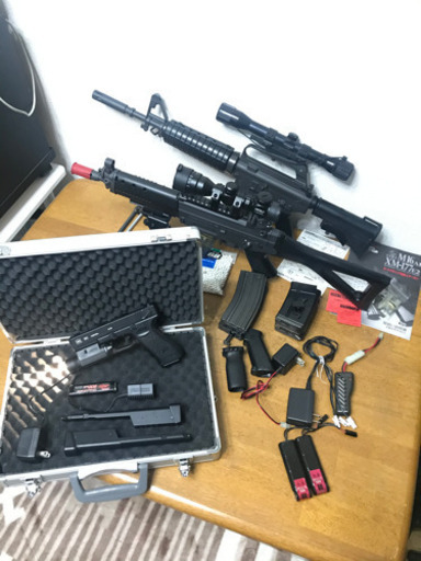 28000円から23000円に大幅値下げマルイ電動ガン　グロッグ18c  Sig223  COLT XM177