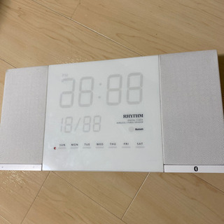 スピーカー　Bluetooth 時計