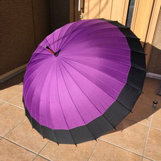 傘　和風　紫　