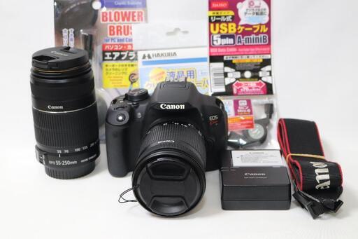 美品】canon kiss x7i ダブルレンズセット 極美品！Canon EOS Kiss X7i