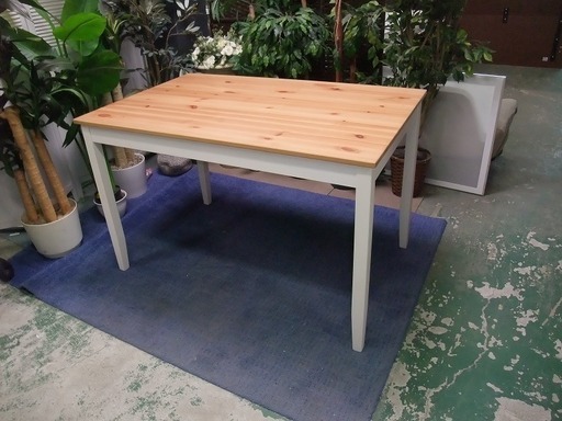 R0995) IKEA テーブル LERHAMN 2015年製! 机 店頭取引大歓迎♪