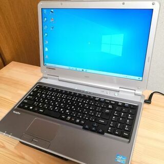 ノートパソコン第3世代corei7 メモリ8ギガ 高速ssd240gb 500gb外付hdd