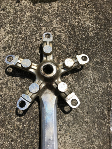 自転車 170MM クランクアーム右のみ 自転車 BCD 130MM 5つ正方形穴 