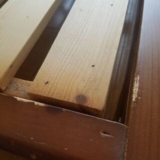 ダブルベッド 木製