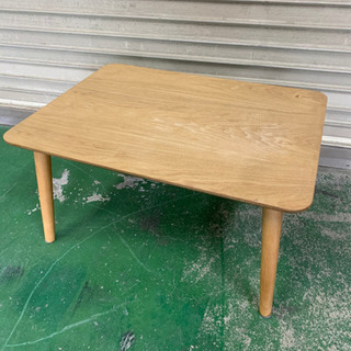 決まりました ニトリ ミニ 座卓 ローテーブル ツイード 木製