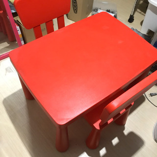 GWまで IKEA イケア 子供用テーブルセット MAMMUT ...