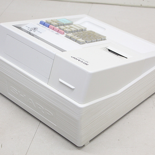 シャープ　電子レジスタ　XE-A147 SHARP レジ 8部問　領収書発行　店名印字機能(J627wY)