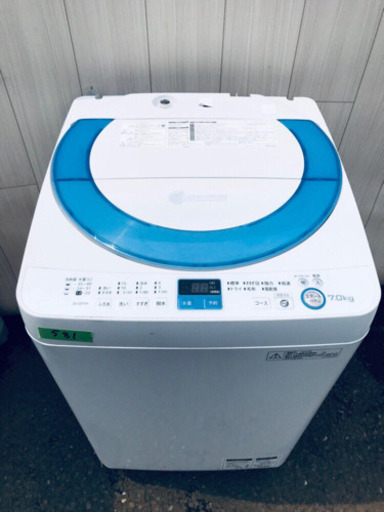 581番 SHARP✨全自動電気洗濯機✨ES-GE70N-A‼️