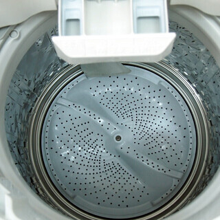 洗濯機 【27】 18年製 シャープ 8kg 全自動洗濯機 ES-GV8B 穴無し