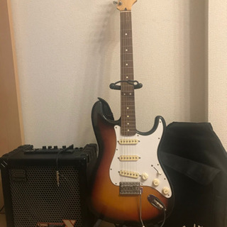 fender ストラトキャスター,rolandアンプ