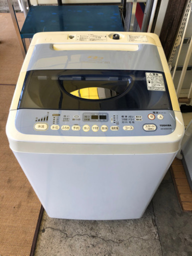 【リサイクルサービス八光　田上店　安心の1か月保証　配達・設置OK】東芝 TOSHIBA 簡易乾燥機能付き洗濯機（6kg） AW-60SDC-W（ピュアホワイト） DDインバーター銀河