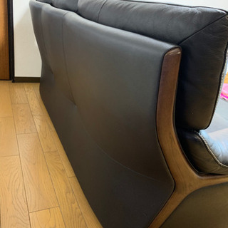 カリモク　ソファ　3人掛け　長椅子