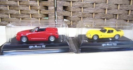 京商 Alfa Romeo ミニカー 7台セット カード付き 京商 Alfa Romeo