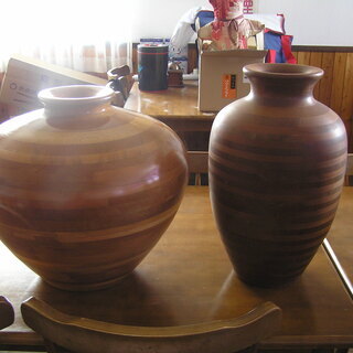 木の壺とサルノコシカケ