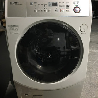 SHARPドラム式全自動洗濯乾燥機 ES-V540-NR