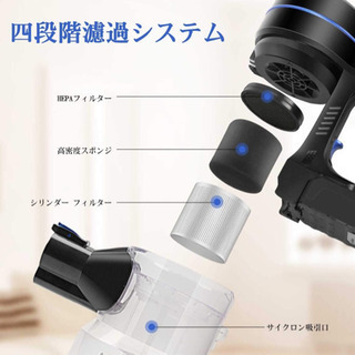 新品未使用】コードレス掃除機 10kpa モーターヘッド搭載 伸縮型パイプ