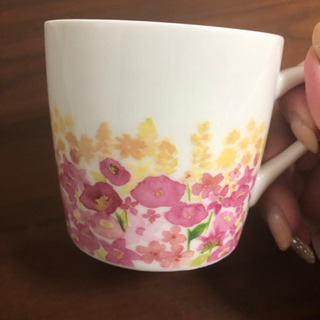 Francfranc 花柄　マグカップ