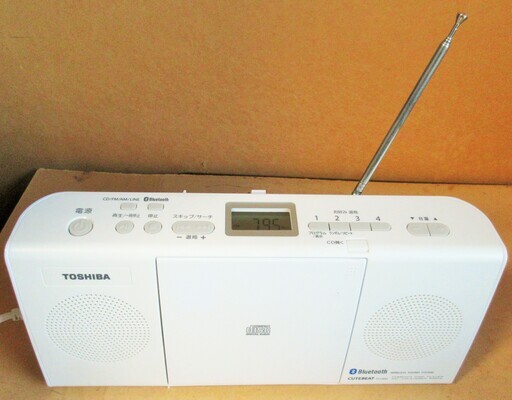 ☆TOSHIBA 東芝 TY-CW26 CDラジオ◆スリムボディにBluetoothを搭載！