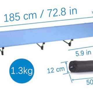 【新品未使用】キャンプ コット 軽量 1.3KG アウトドア ベ...