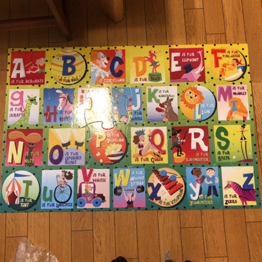 アルファベット大型パズル幼児用 Sunflower 田奈のパズルの中古あげます 譲ります ジモティーで不用品の処分