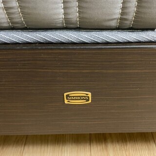 3*116 シモンズ ベッドフレーム セミダブル マットレス付き