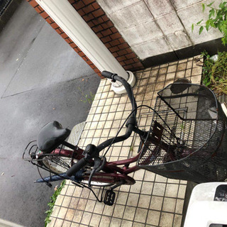 引き取り中　自転車