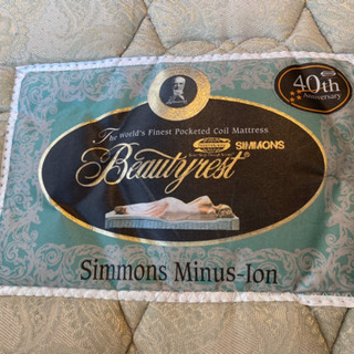 美品！シモンズダブルマットレス