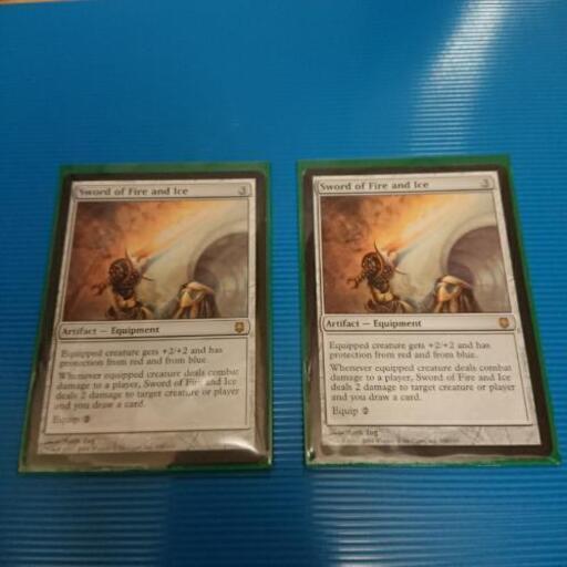 MTG ◆レア4枚セット◆火と氷の剣