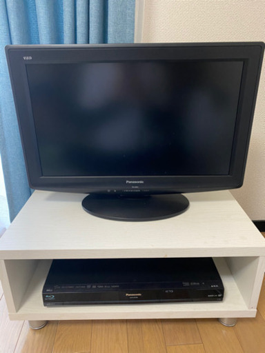 Panasonic テレビ\u0026録画HDD\u0026テレビ台　3点セット