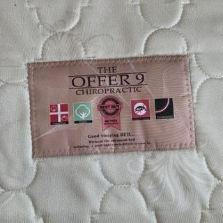 ✨新生活応援📣　OFFER9 ダブルベッド　マットレス付き