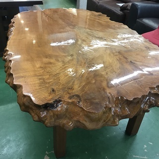 切株　テーブル 天然木　厚さ8cm