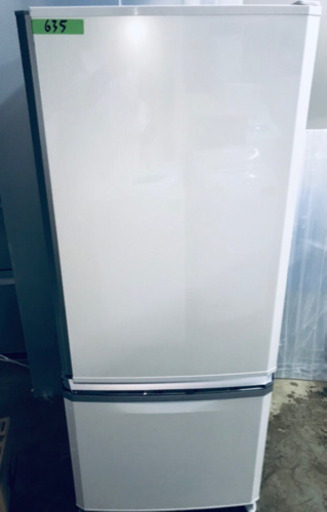635番 三菱✨ノンフロン冷凍冷蔵庫✨MR-D30R-W‼️