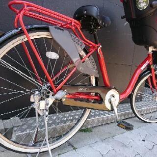 【幼児2人同乗対応自転車/レッド】ジモティー大・大・大特価!!!!!