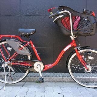 【幼児2人同乗対応自転車/レッド】ジモティー大・大・大特価!!!!!