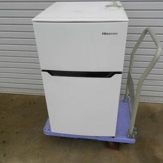 ハイセンス 冷凍冷蔵庫２ドア93L HR-B95A　２０１７年製...