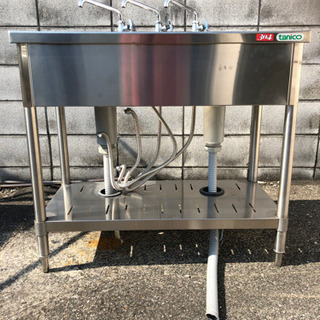 タニコー TANICO ステンレス シンク 120x75x100 厨房器具 NO.460 タニコー TANICO ステンレス シンク 120x75x100 厨房器具 NO.460